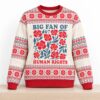 Big Fan Of Human Rights Floral Christmas 2026 Ugly Sweater 4 Big Fan Of Human Rights Floral Christmas 2026 Ugly Sweater 2