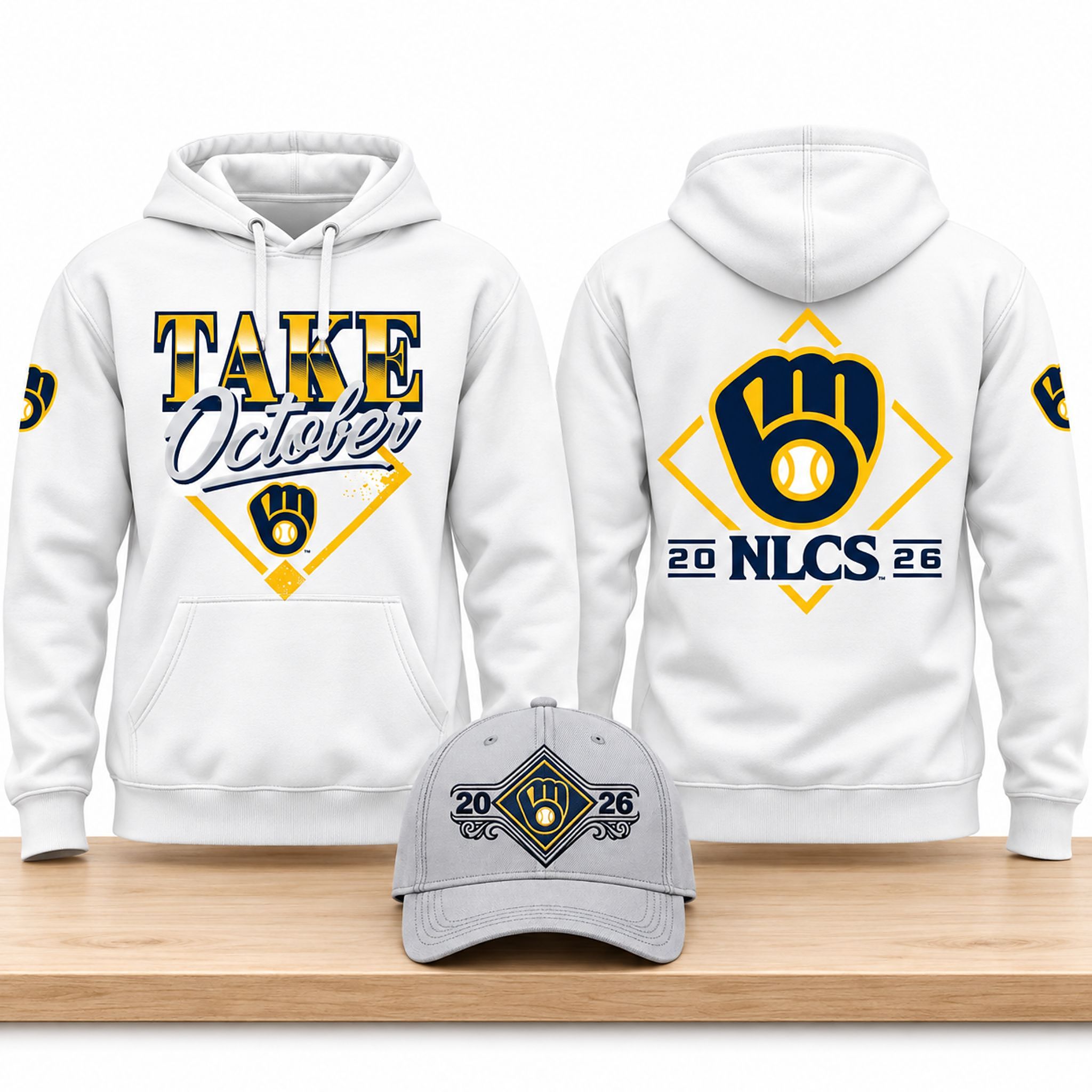 Brewers 2026 Division Series Champions Distressed Locker Room Take October Shirt 2 Brewers 2026 Division Series Champions Distressed Locker Room Take October Shirt 3