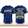 Brewers 2026 NLCS World Series Champions Win Our Way Baseball Jersey 2