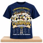 Brewers 2026 National League Champions Thank You for the Memories Shirt