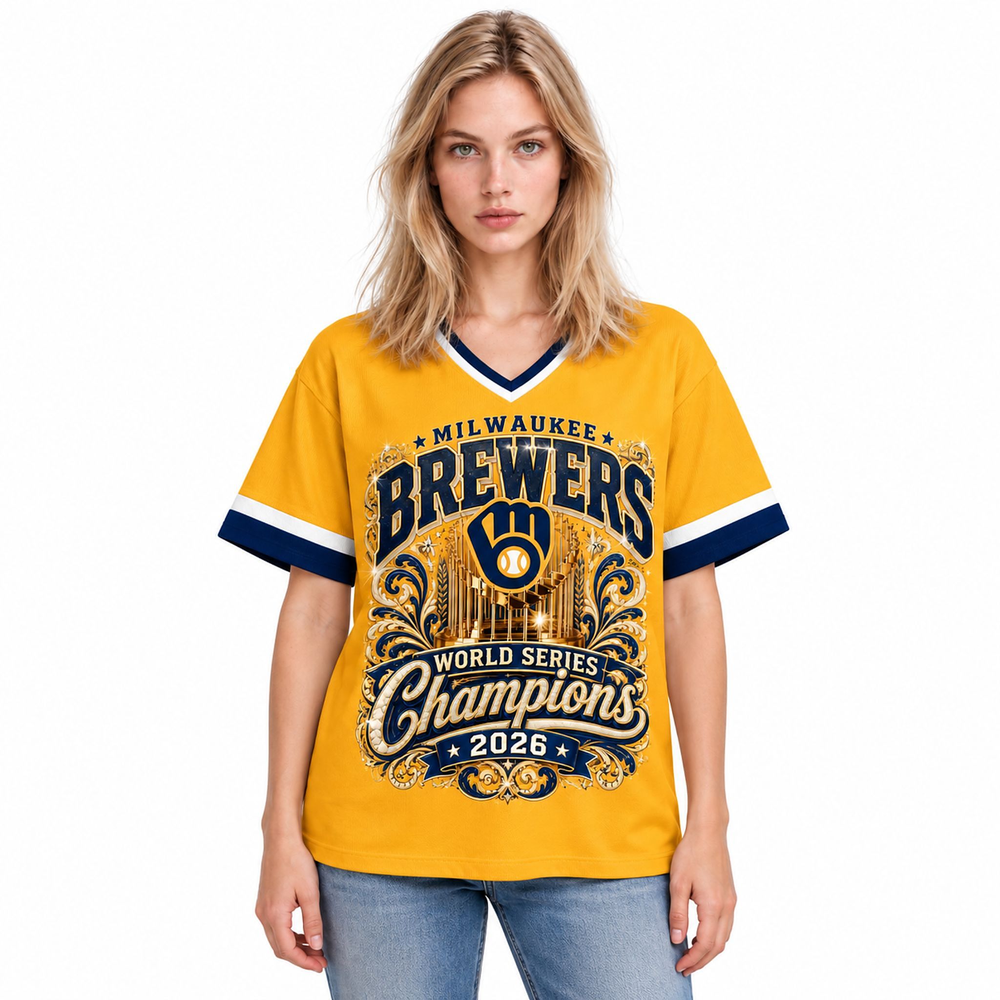 Brewers 2026 World Series Champions Trophy Shirt Brewers 2026 World Series Champions Trophy Shirt