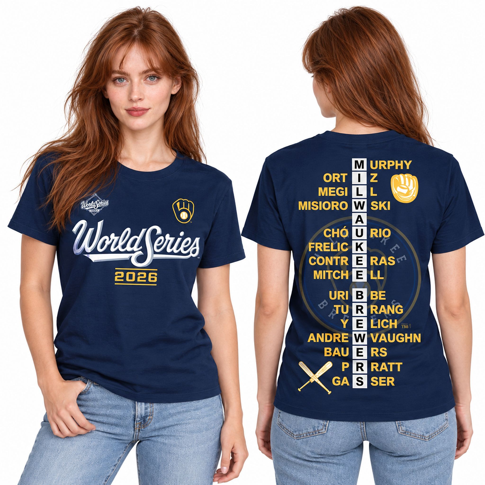 Brewers 2026 World Series Gold Glove Players Crossword Shirt Brewers 2026 World Series Gold Glove Players Crossword Shirt