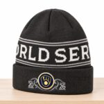 Brewers NLCS World Series Locker Room 2026 Beanie Hat