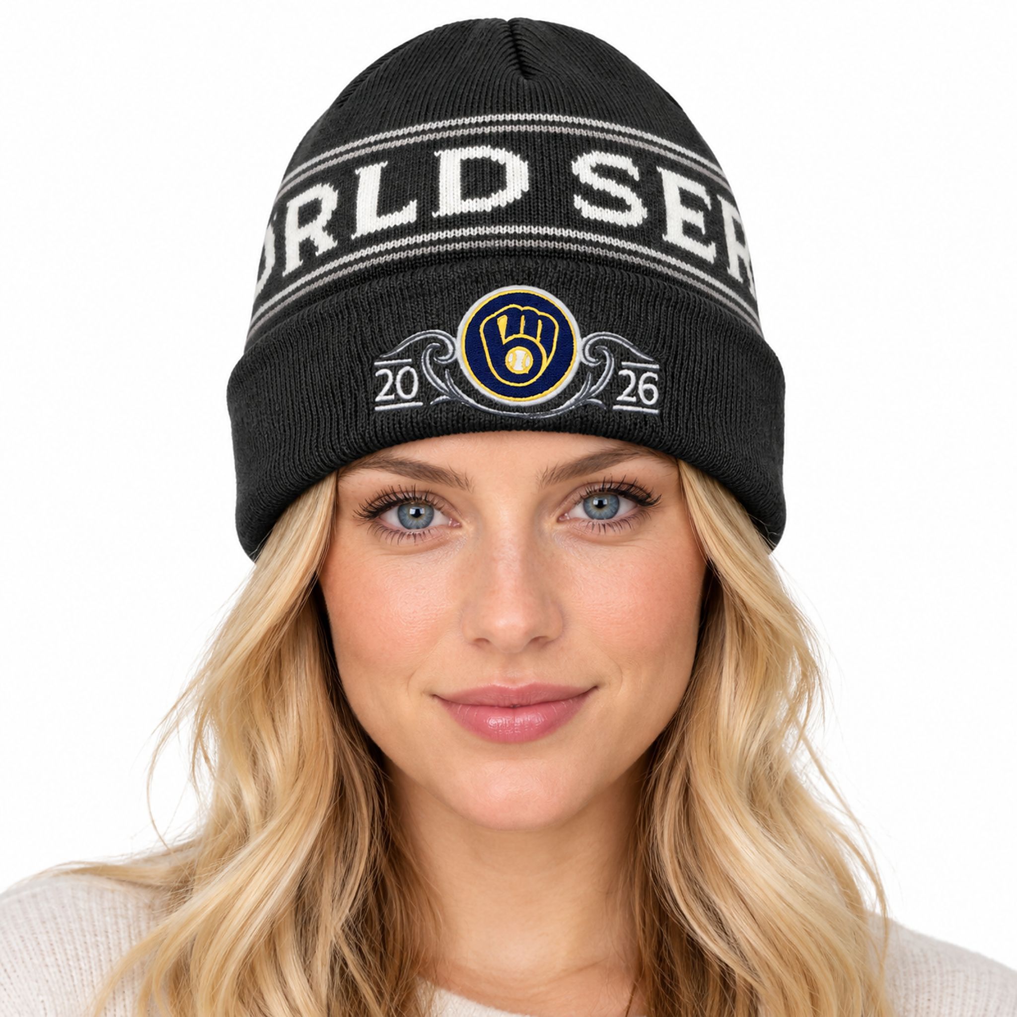 Brewers NLCS World Series Locker Room 2026 Beanie Hat Brewers NLCS World Series Locker Room 2026 Beanie Hat