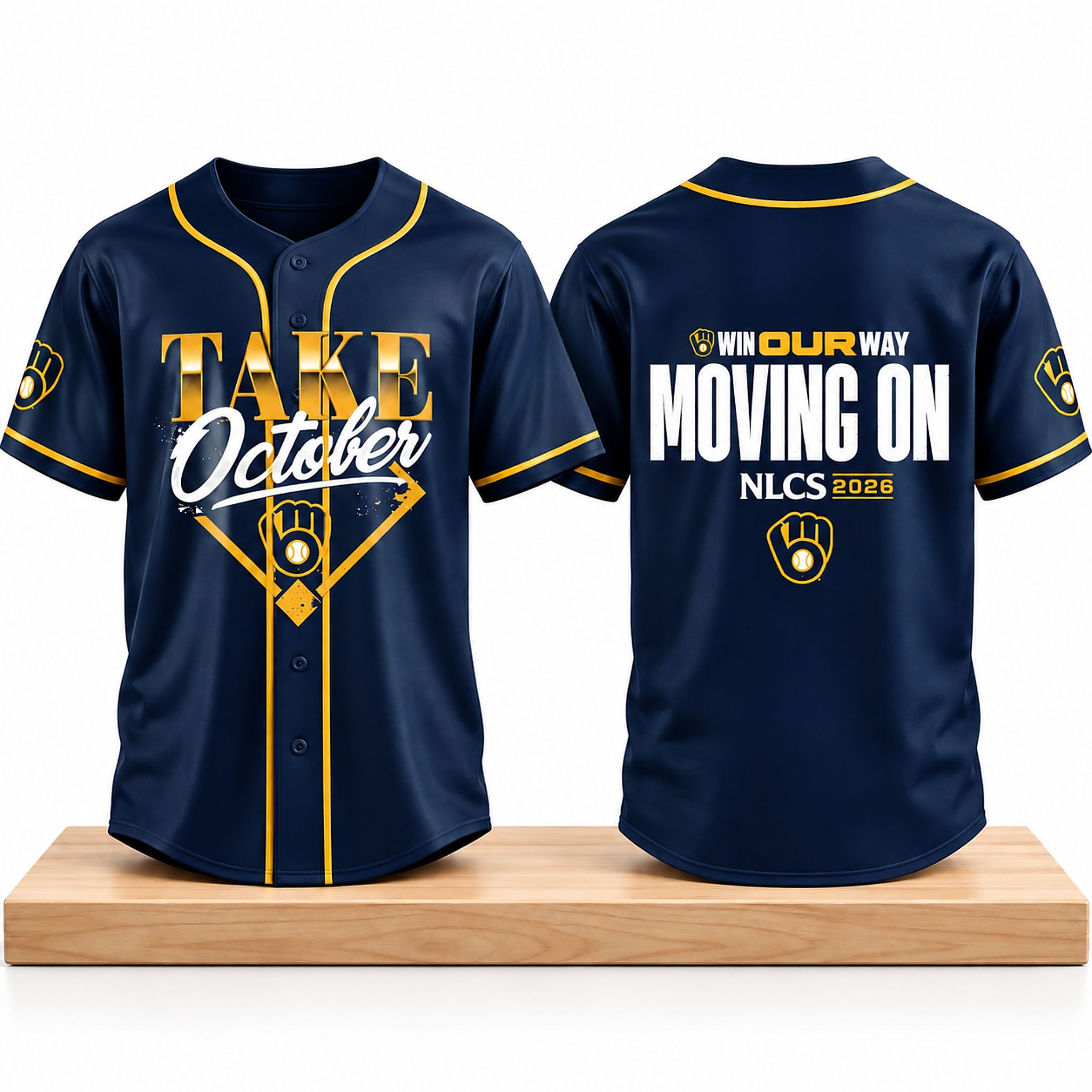 Brewers NLDS Champions Win Our Way Moving On 2026 Jersey 1 Brewers NLDS Champions Win Our Way Moving On 2026 Jersey