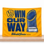 Brewers Win Our Way 2026 World Series Champions Trophy Flag