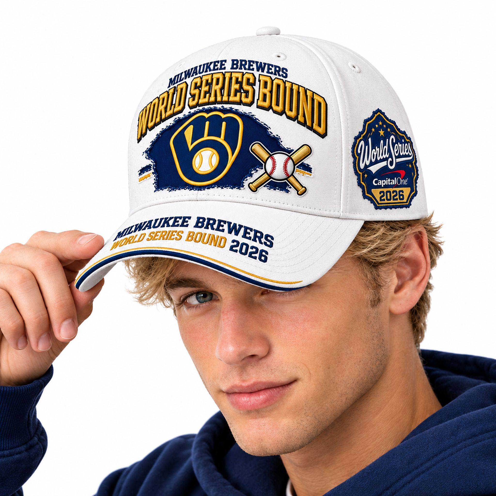 Brewers World Series Bound Distressed 2026 Hat Brewers World Series Bound Distressed 2026 Hat