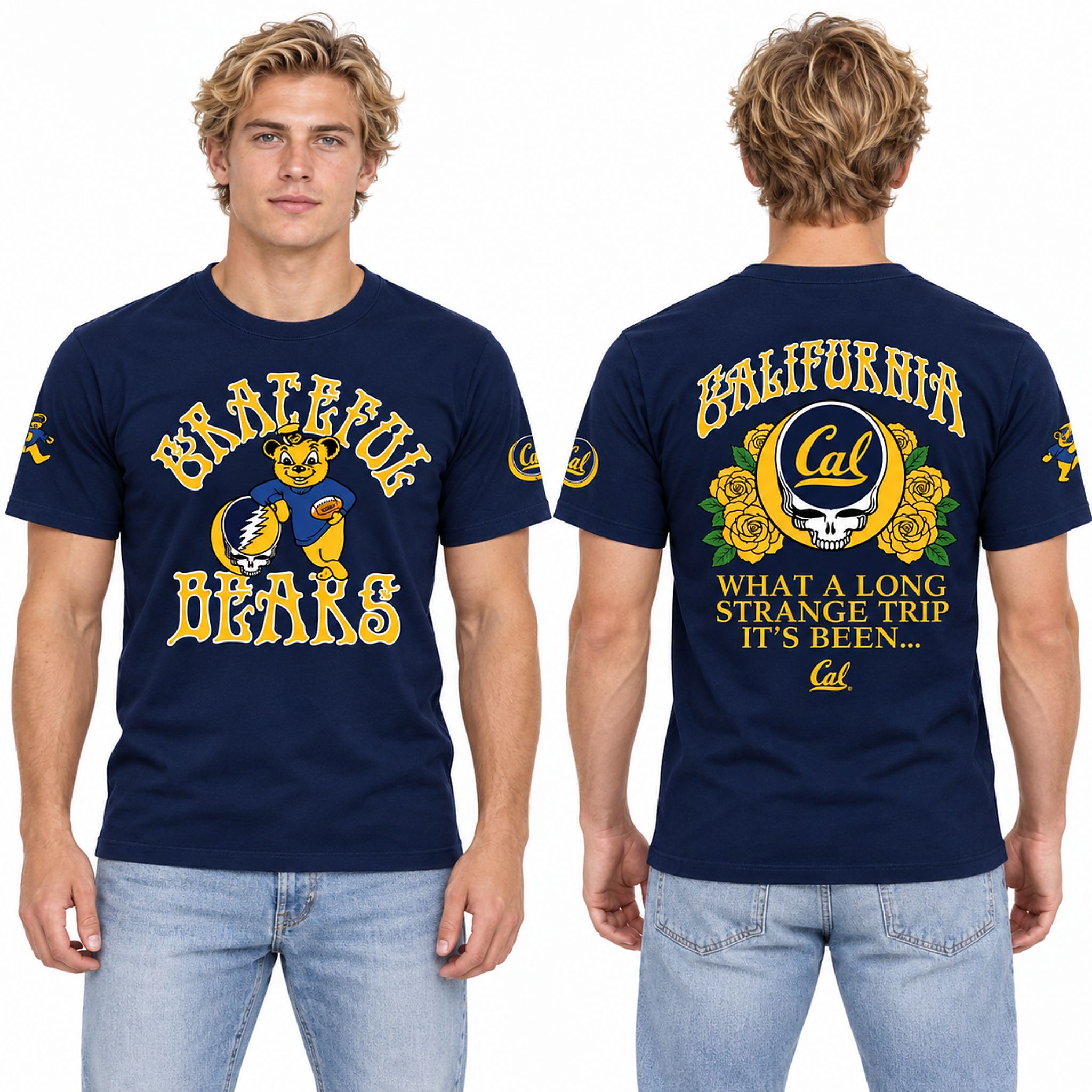 Cal Football Grateful Dead Bears What A Long Strange Trip Its Been 2026 Shirt Cal Football Grateful Dead Bears What A Long Strange Trip Its Been 2026 Shirt