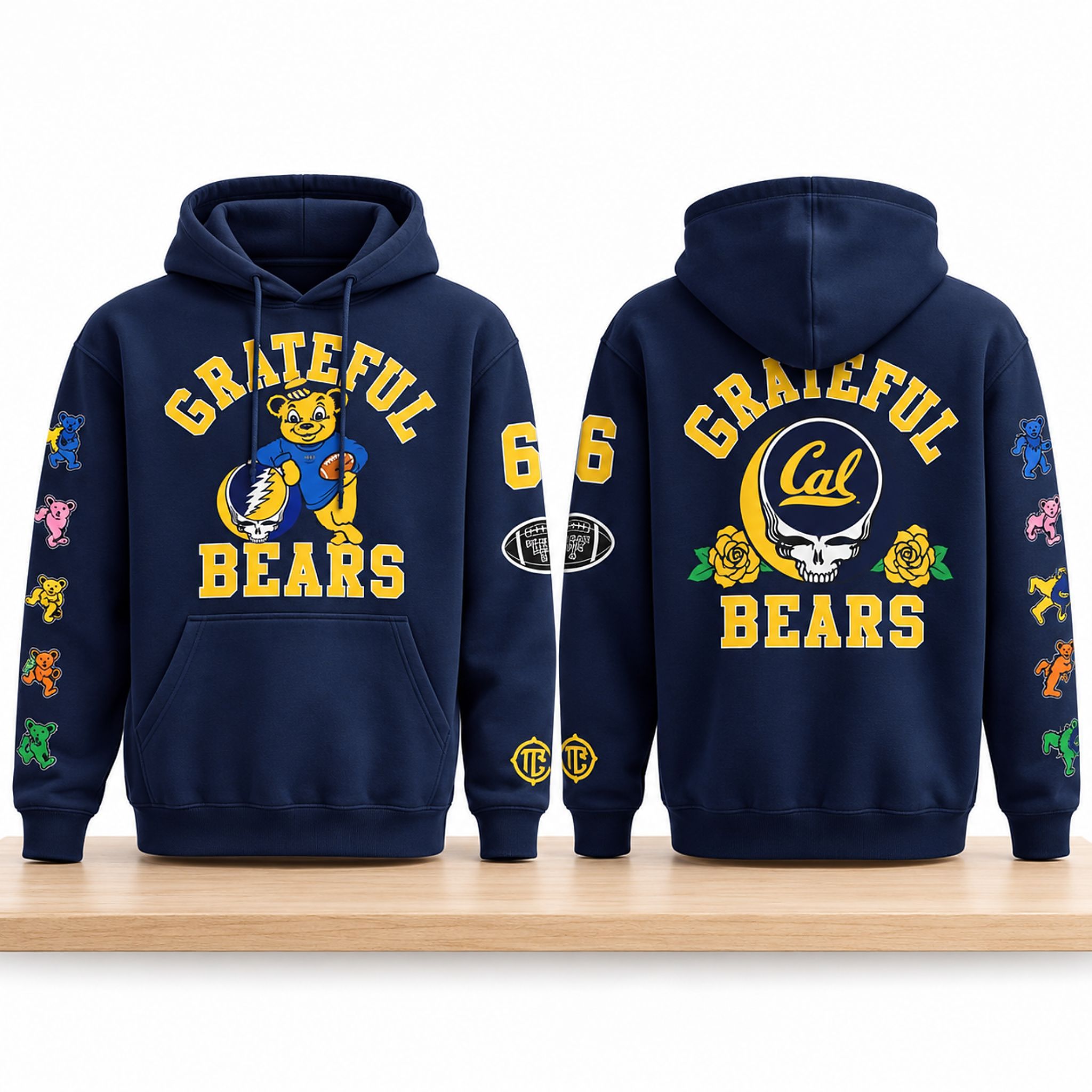 California Golden Bears Grateful Dead 2026 Hoodie 1 California Golden Bears Grateful Dead 2026 Hoodie 2