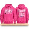 Chicago Bears Crucial Catch Follow Jesus Pink 2026 Hoodie 7 Chicago Bears Crucial Catch Follow Jesus Pink 2026 Hoodie 2