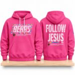 Chicago Bears Crucial Catch Follow Jesus Pink 2026 Hoodie