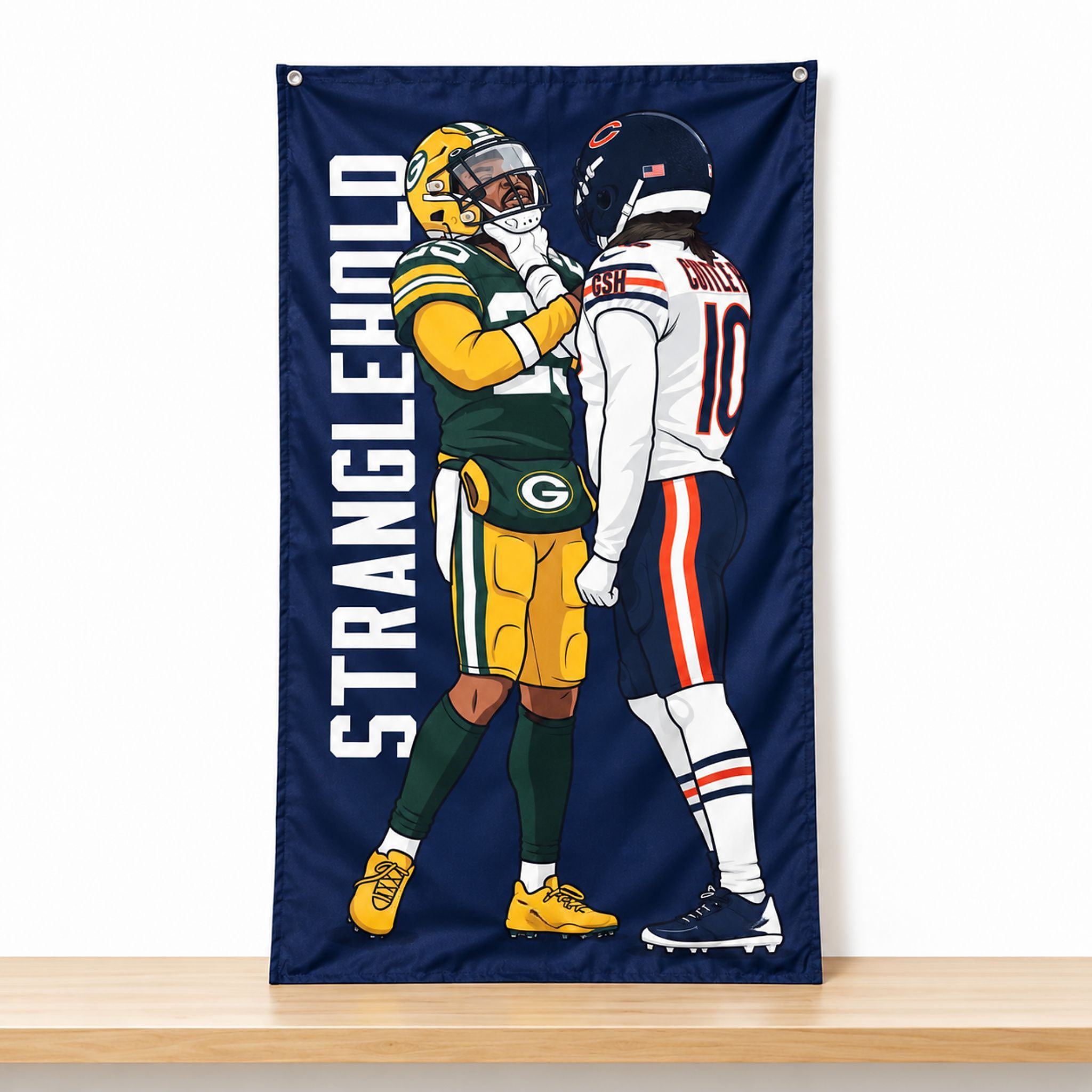 Chicago Bears Stranglehold Rally 2026 Flag Chicago Bears Stranglehold Rally 2026 Flag