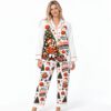Cleveland Browns Christmas Holiday Family Matching Pajamas Set 2