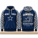 Cowboys 250 Years Of Freedom Honor Those Who Served Veteran 2026 Hoodie