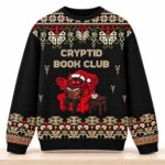 Cryptid Book Club Christmas 2026 Ugly Sweater
