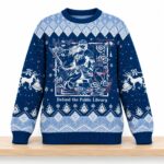 Defend The Public Library Christmas 2026 Ugly Sweater