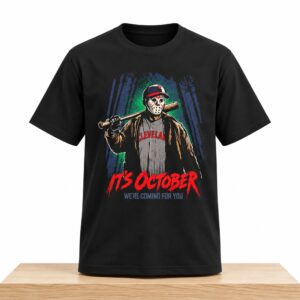 Jason Voorhees Cleveland Guardians Its October Shirt 2