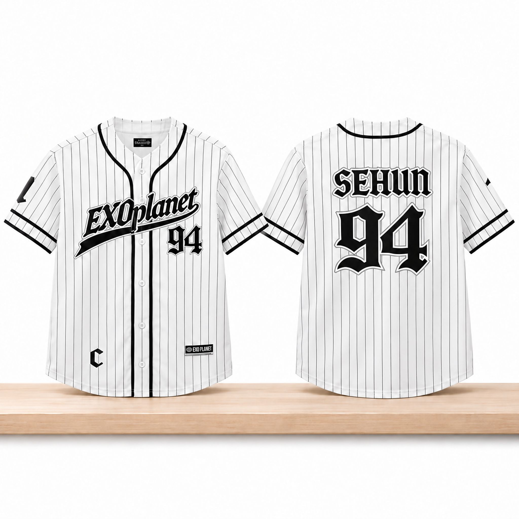 EXO Planet ExhOrizon 2026 Baseball Jersey 1 EXO Planet ExhOrizon 2026 Baseball Jersey 2