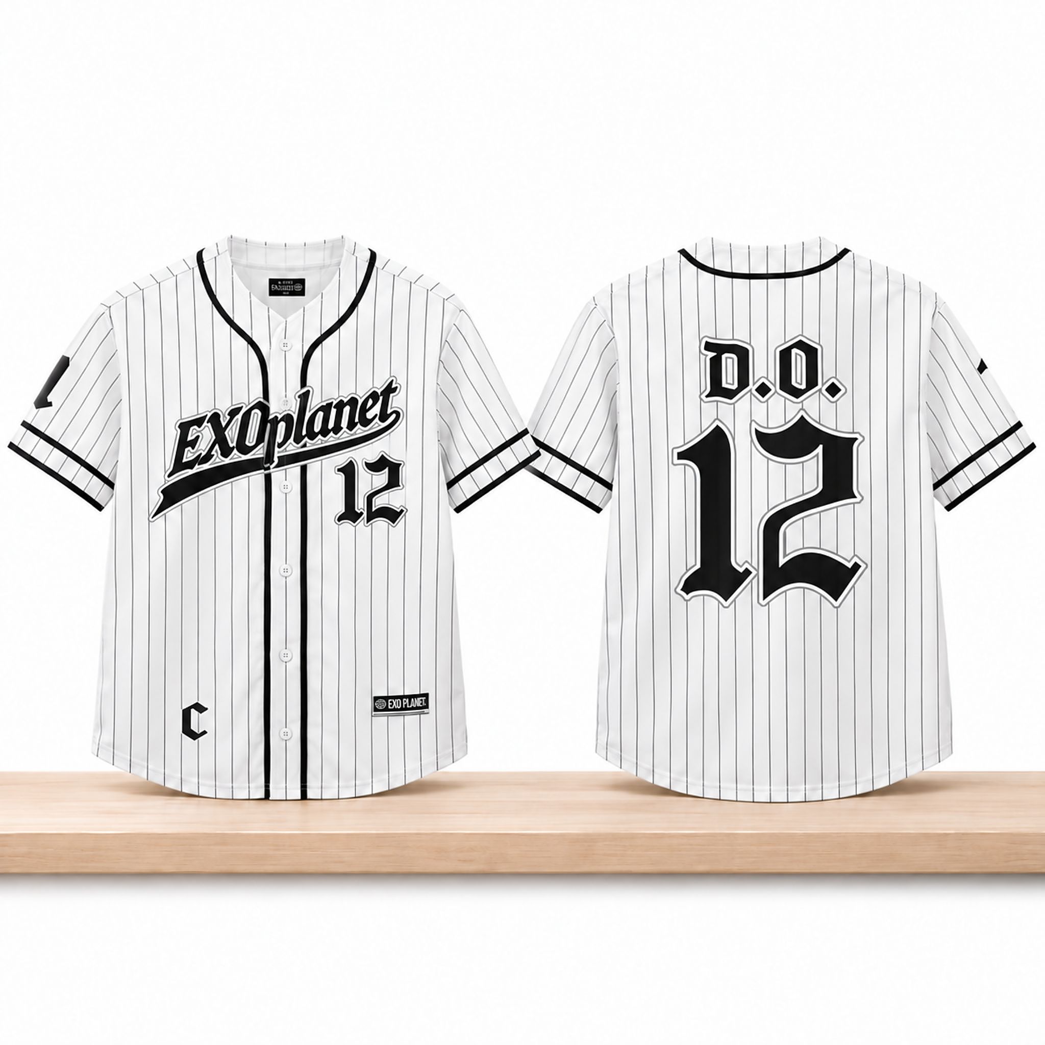 EXO Planet ExhOrizon 2026 Baseball Jersey 2 EXO Planet ExhOrizon 2026 Baseball Jersey 3