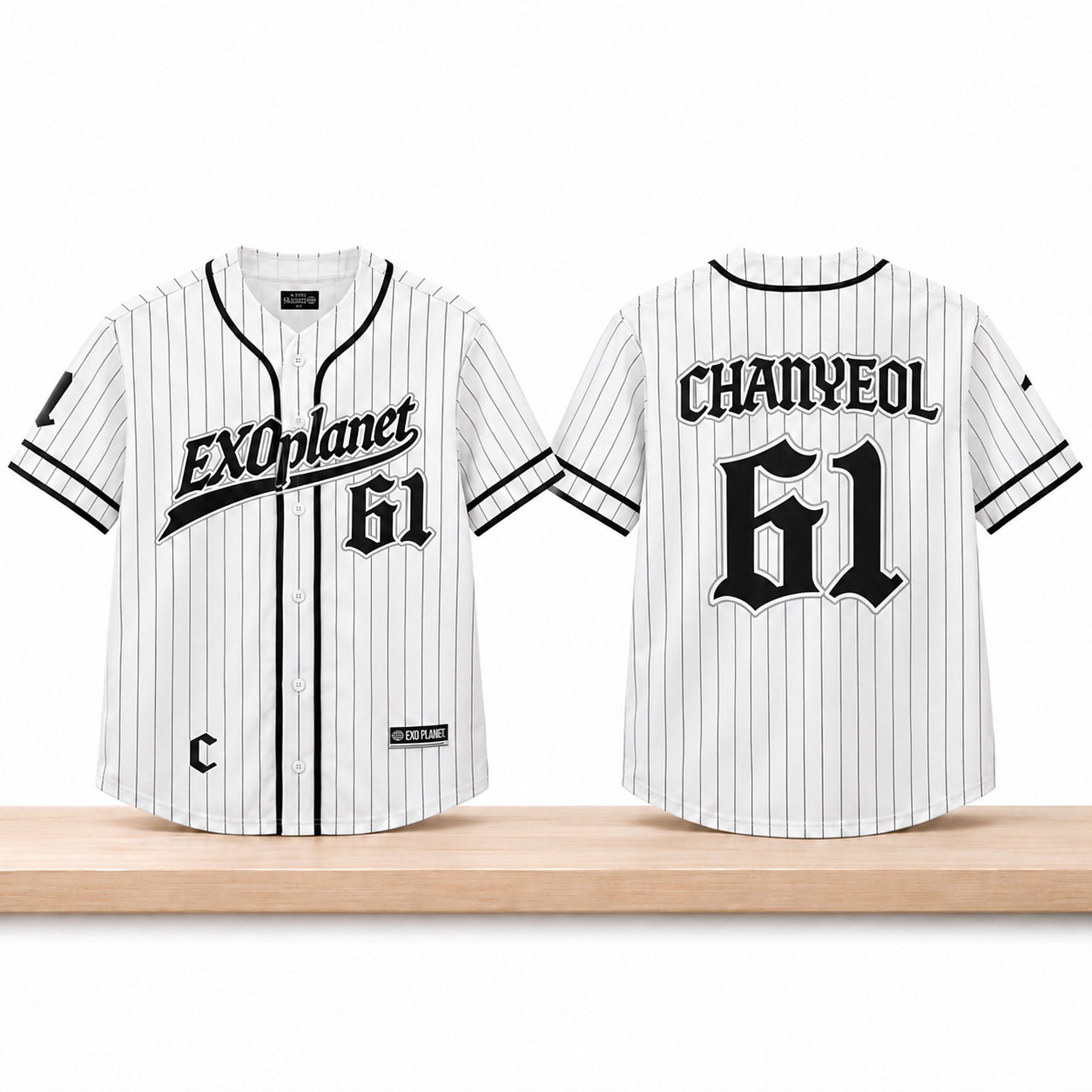 EXO Planet ExhOrizon 2026 Baseball Jersey 3 EXO Planet ExhOrizon 2026 Baseball Jersey 4