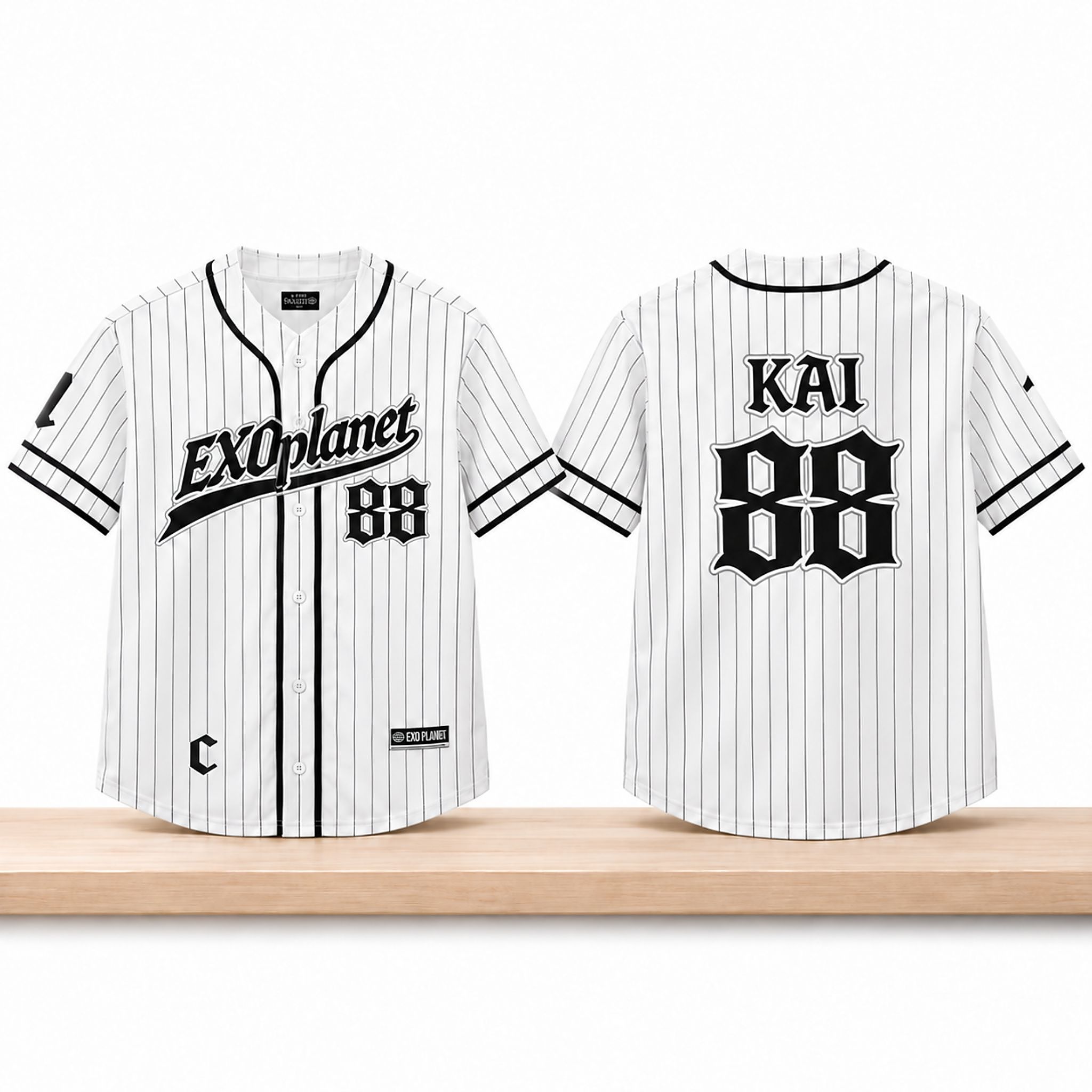 EXO Planet ExhOrizon 2026 Baseball Jersey 4 EXO Planet ExhOrizon 2026 Baseball Jersey 5