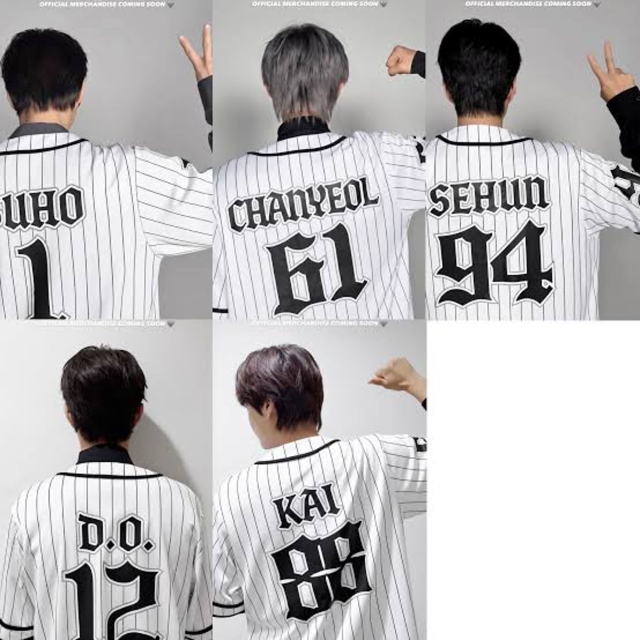 EXO Planet ExhOrizon 2026 Baseball Jersey 6 EXO Planet ExhOrizon 2026 Baseball Jersey 6