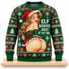 Elf Behaved Most Of The Time Cheeky Christmas 2026 Ugly Sweater 2