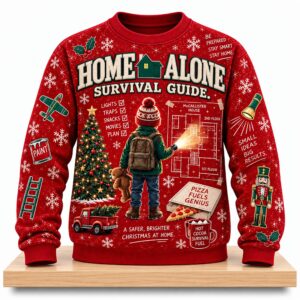 Home Alone Survival Guide Christmas 2026 Sweatshirt 2