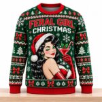 Feral Girl Christmas 2026 Ugly Sweater