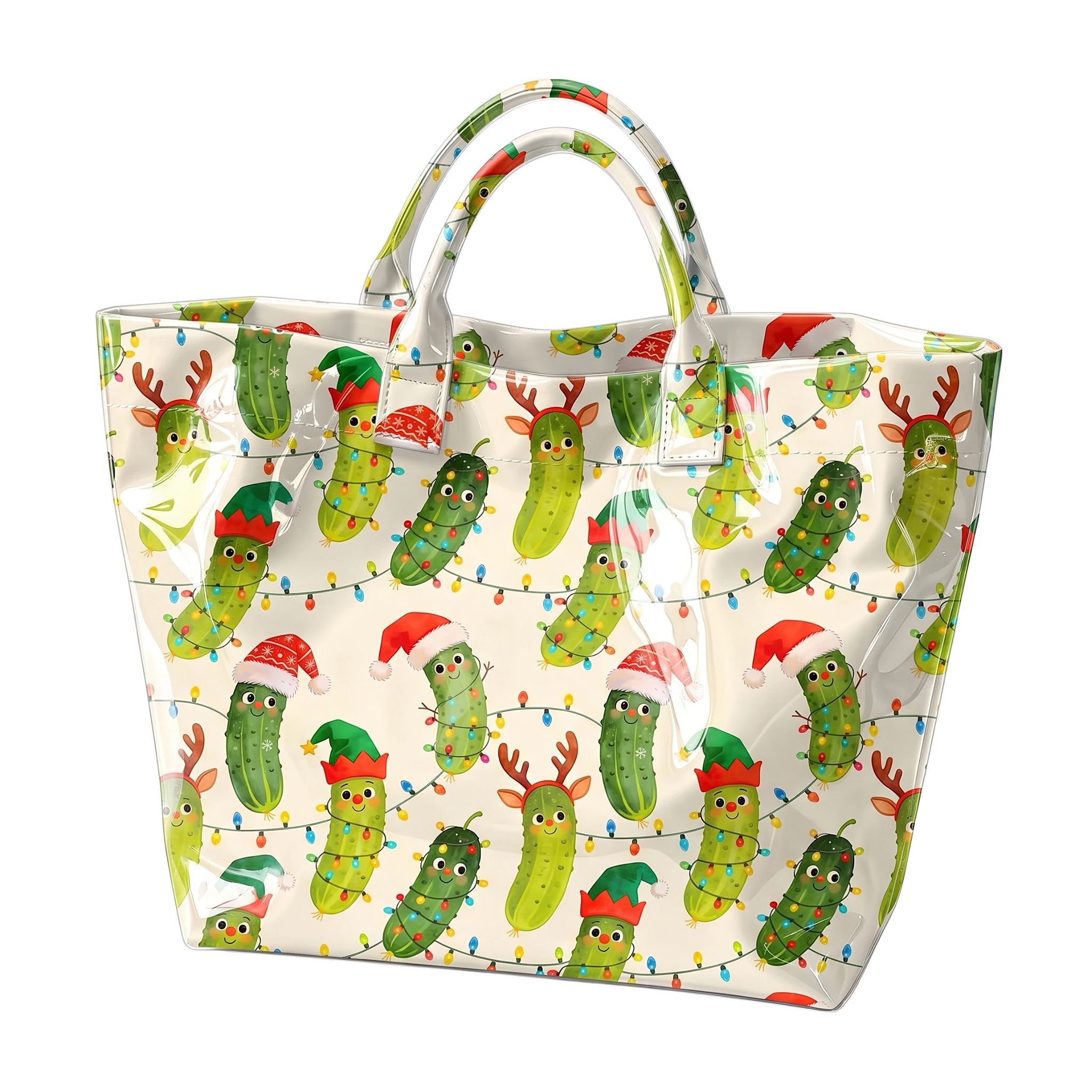 Funny Pickle Christmas 2026 Tote Bag 1 Funny Pickle Christmas 2026 Tote Bag 2