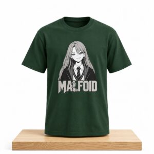 Malfroid Monochrome Manga Girl Chain Logo Shirt Unisex Hoodie dong129466600 2