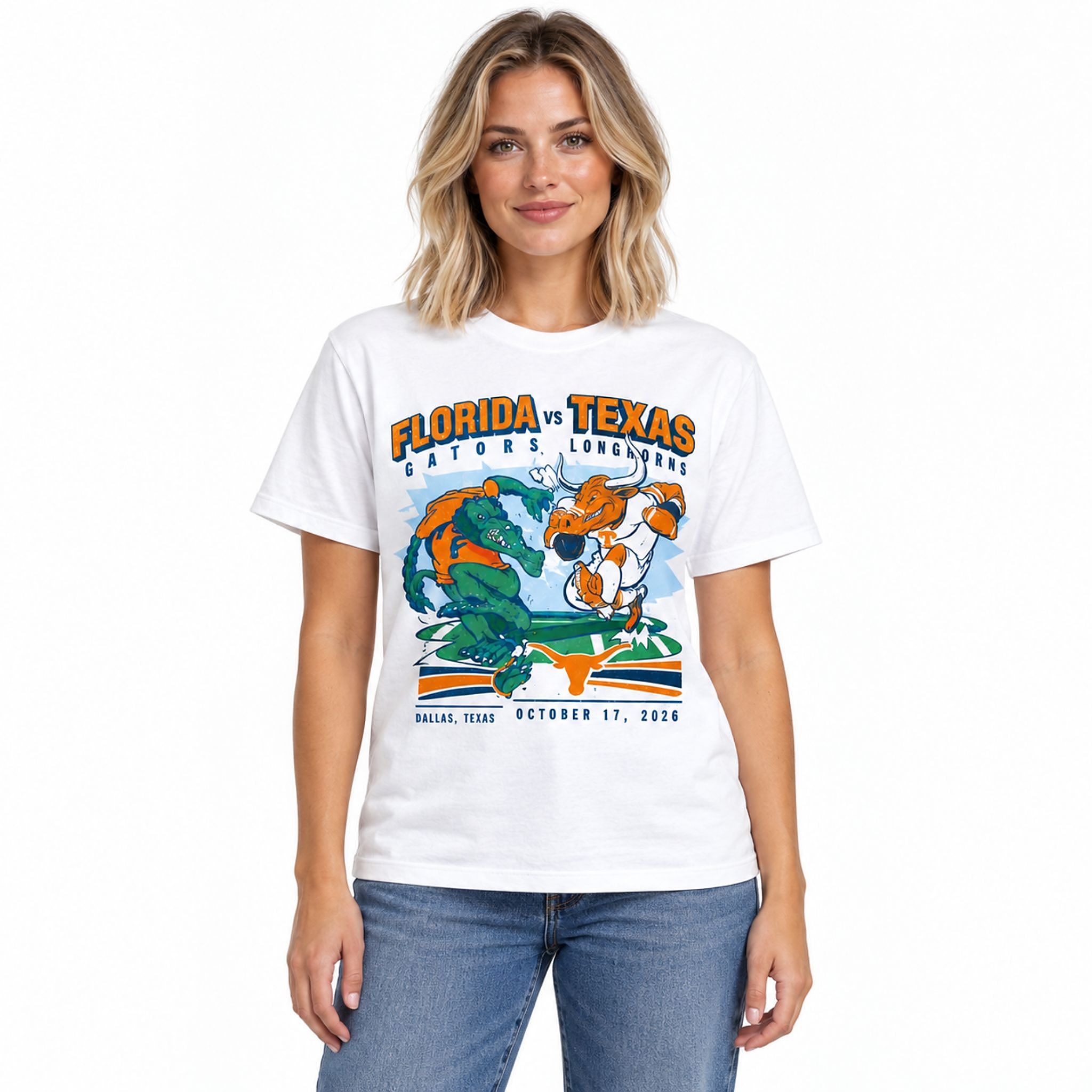 Gators Vs Longhorns Dallas Texas October 17 2026 Shirt Gators Vs Longhorns Dallas Texas October 17 2026 Shirt