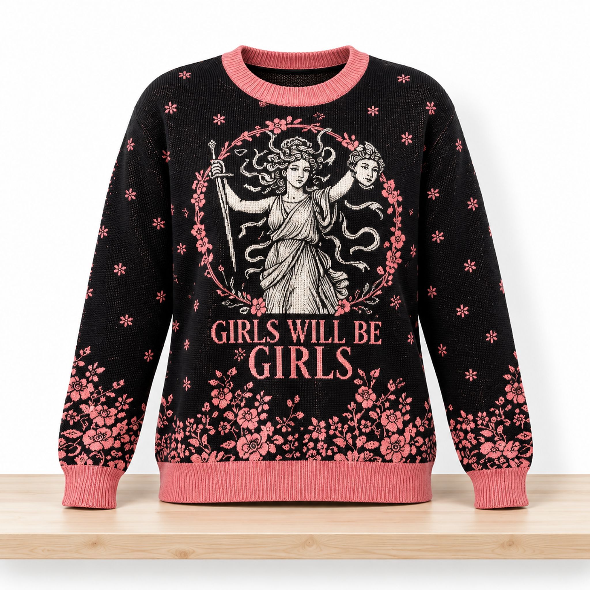 Girls Will Be Girls Christmas 2026 Ugly Sweater 1 Girls Will Be Girls Christmas 2026 Ugly Sweater 2