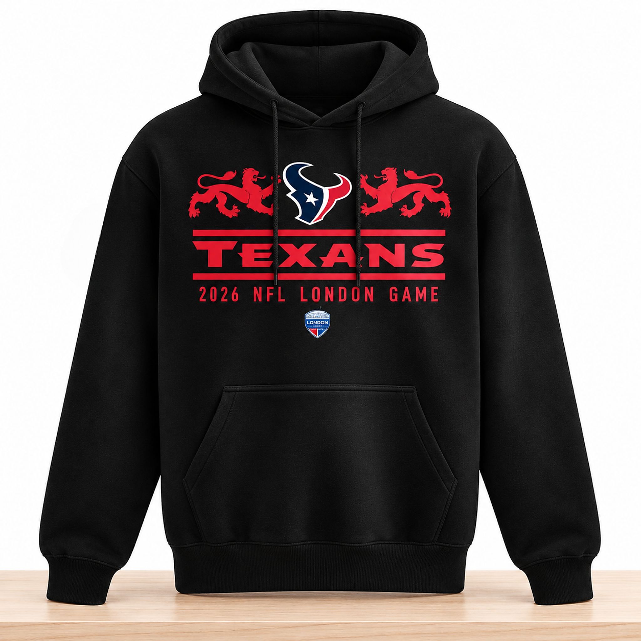 Houston Texans London Game HOU LDN 2026 Hoodie 1 Houston Texans London Game HOU LDN 2026 Hoodie 2