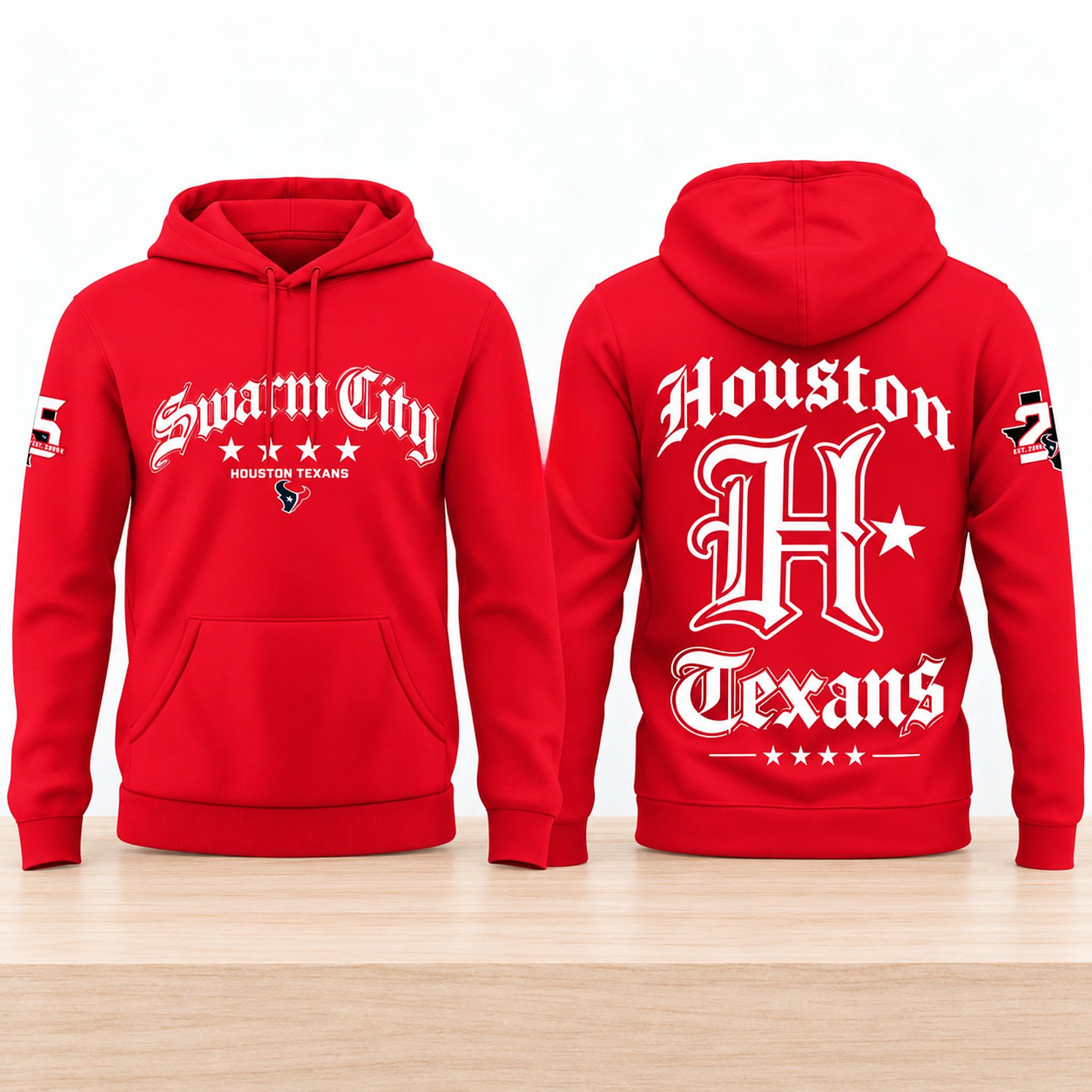 Houston Texans Swarm City 2026 Hoodie 1 Houston Texans Swarm City 2026 Hoodie 2
