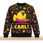 I Am Yelling Carl Christmas 2026 Ugly Sweater