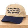 Im Sorry Im Late Im Gay And I Was Doing Gay Stuff Hat 2