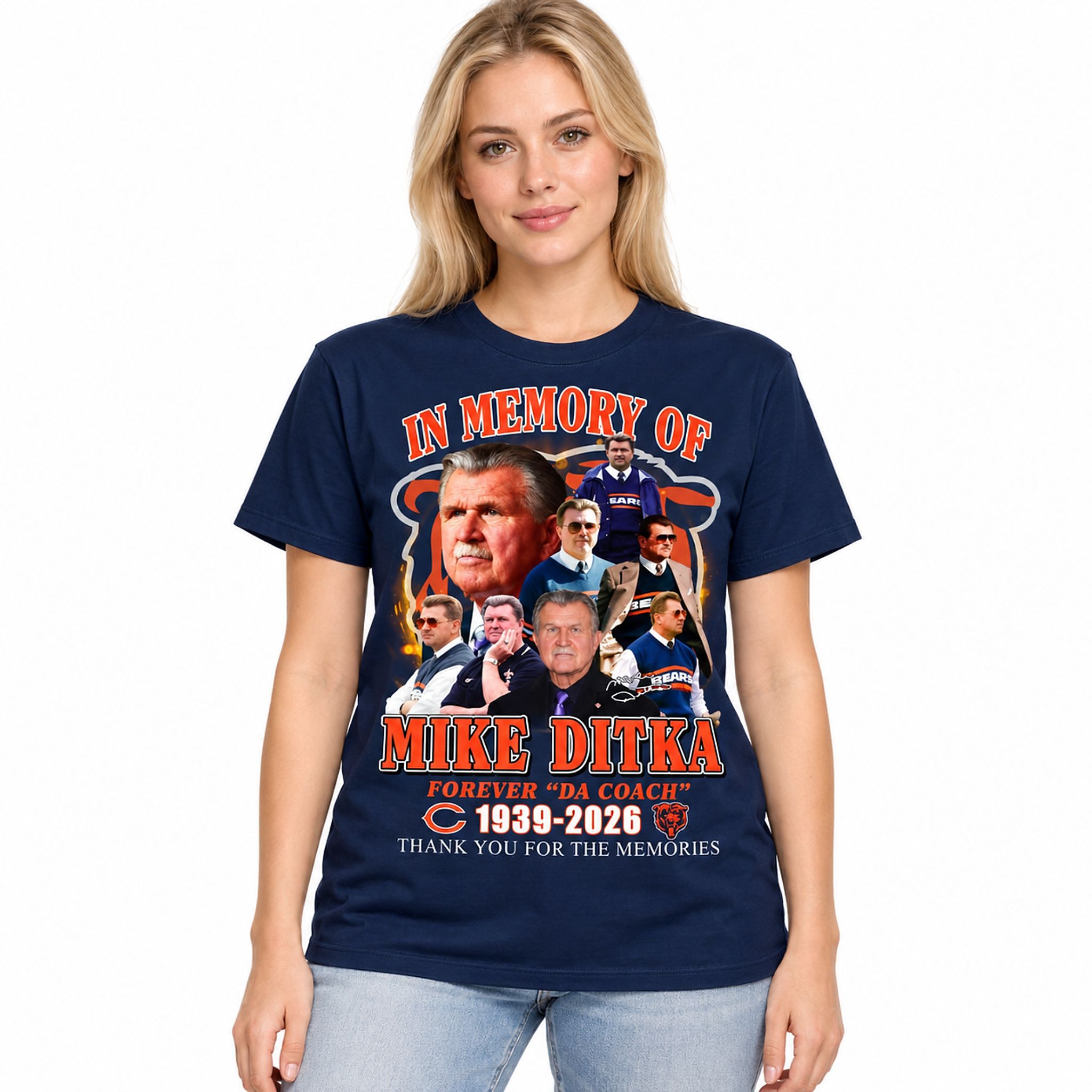 In Memory Of Mike Ditka Forever Da Coach Bears 2026 Shirt In Memory Of Mike Ditka Forever Da Coach Bears 2026 Shirt