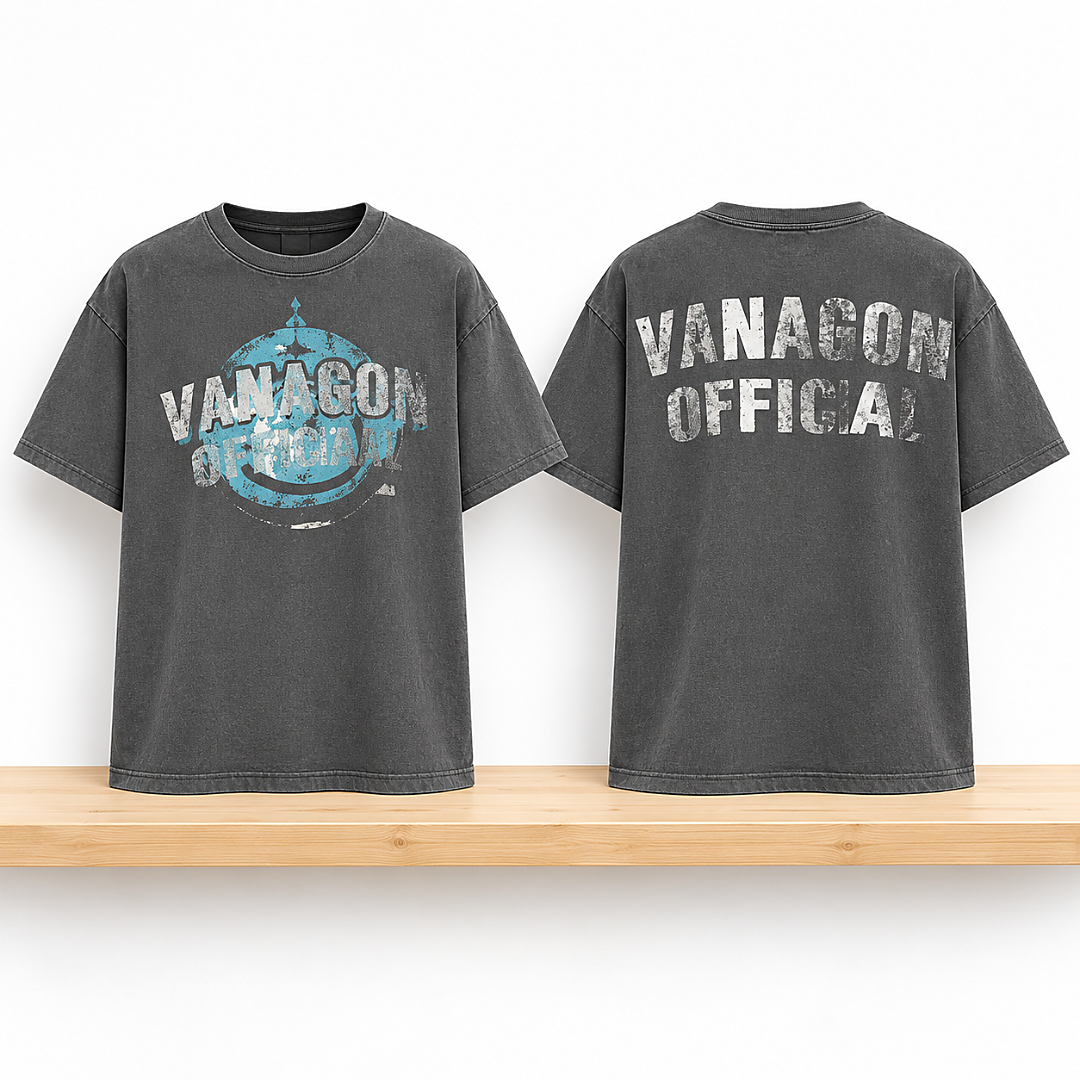 James Cook Vanagon Official Distressed Smiley Shirt 1 James Cook Vanagon Official Distressed Smiley Shirt 2