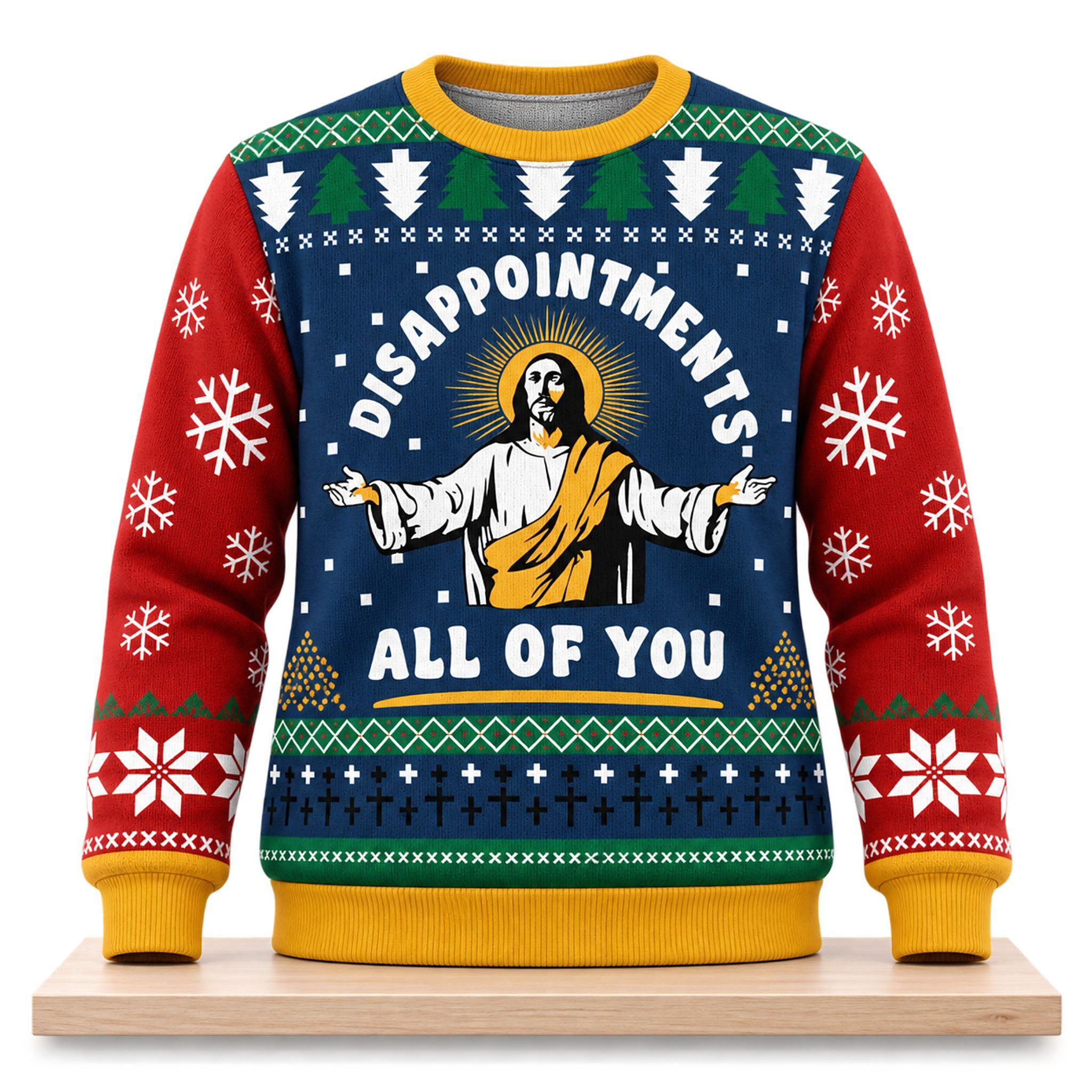 Jesus Disappointments All Of You Christmas 2026 Ugly Sweater 1 Jesus Disappointments All Of You Christmas 2026 Ugly Swater 2