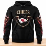 KC Chiefs x Fourth Wing Night Dragons Make A Brighter Sky 2026 Hoodie