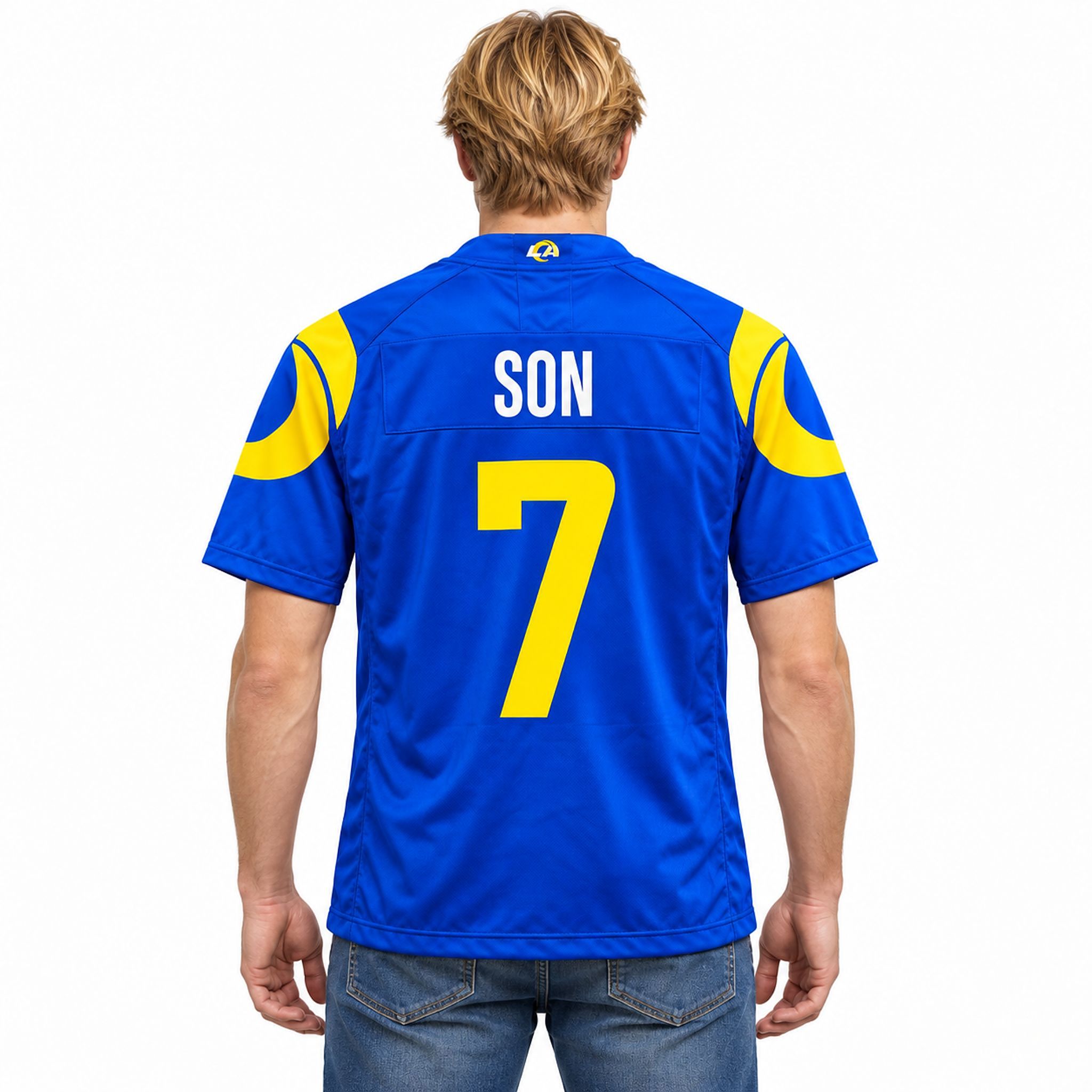 LA Rams Son Heung Min 2026 Football Jersey 2 LA Rams Son Heung Min 2026 Football Jersey 3