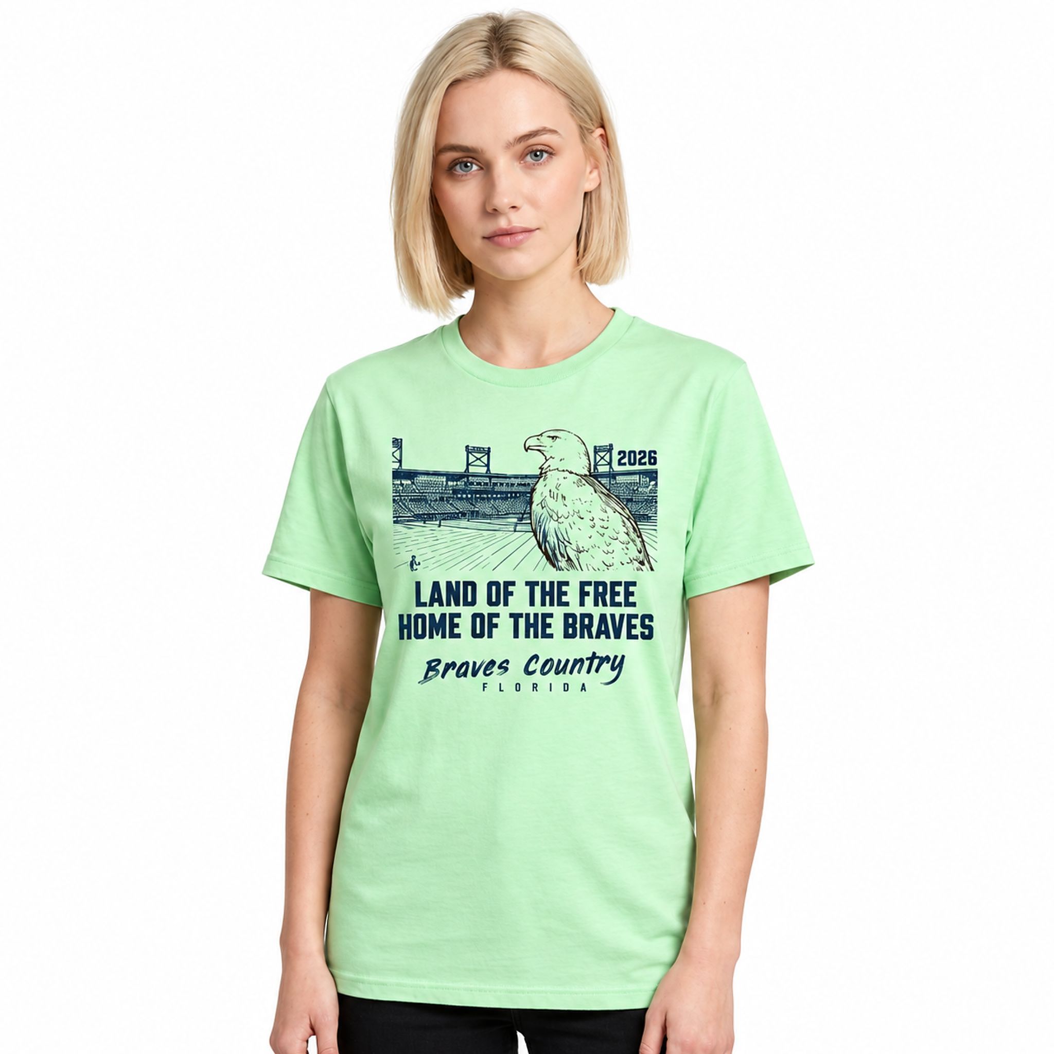 Land Of The Free Home Of The Braves Eagle 2026 Shirt Giveaway Land Of The Free Home Of The Braves Eagle 2026 Shirt Giveaway