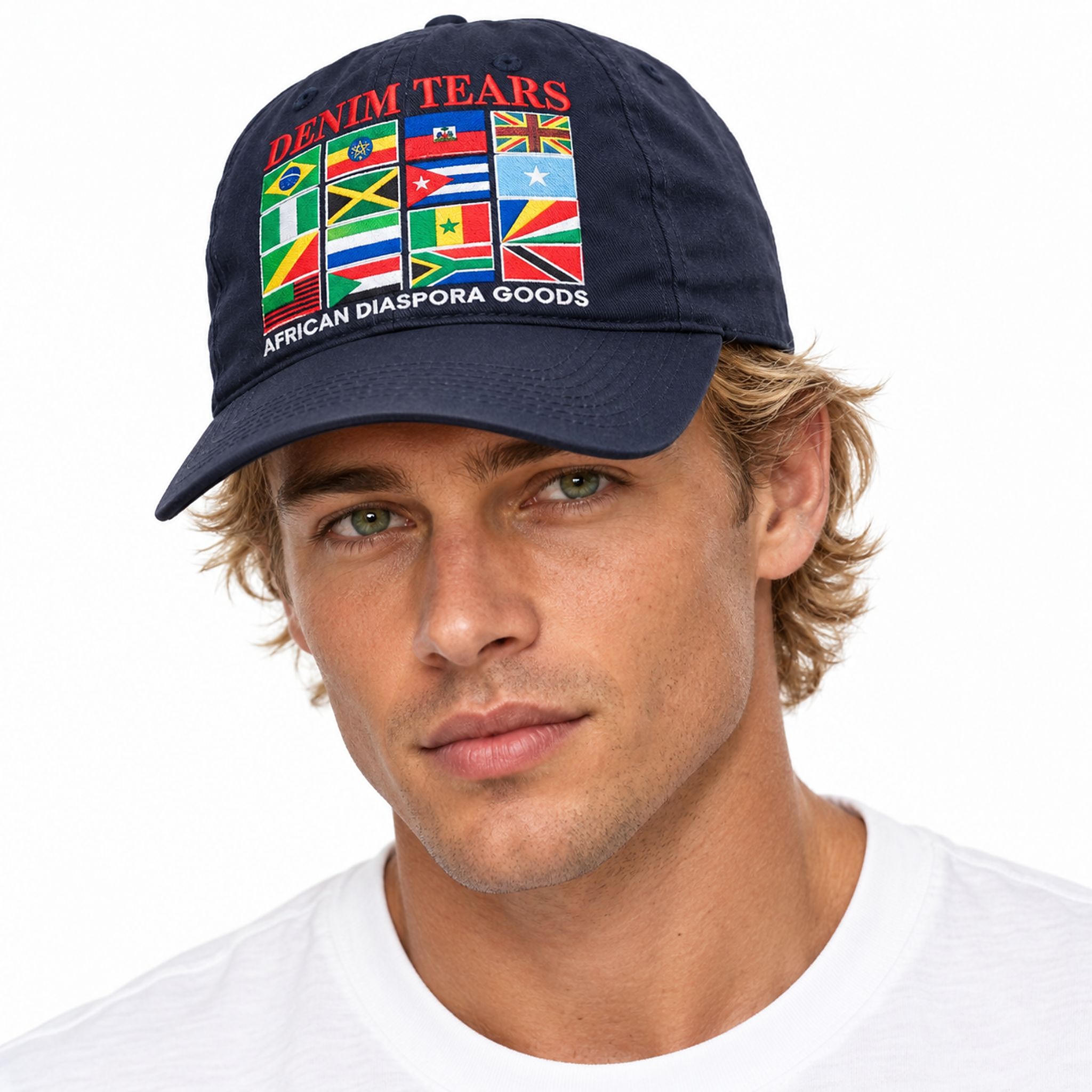 Lil Baby Denim Tears African Diaspora Goods Hat 2 Lil Baby Denim Tears African Diaspora Goods Hat 3