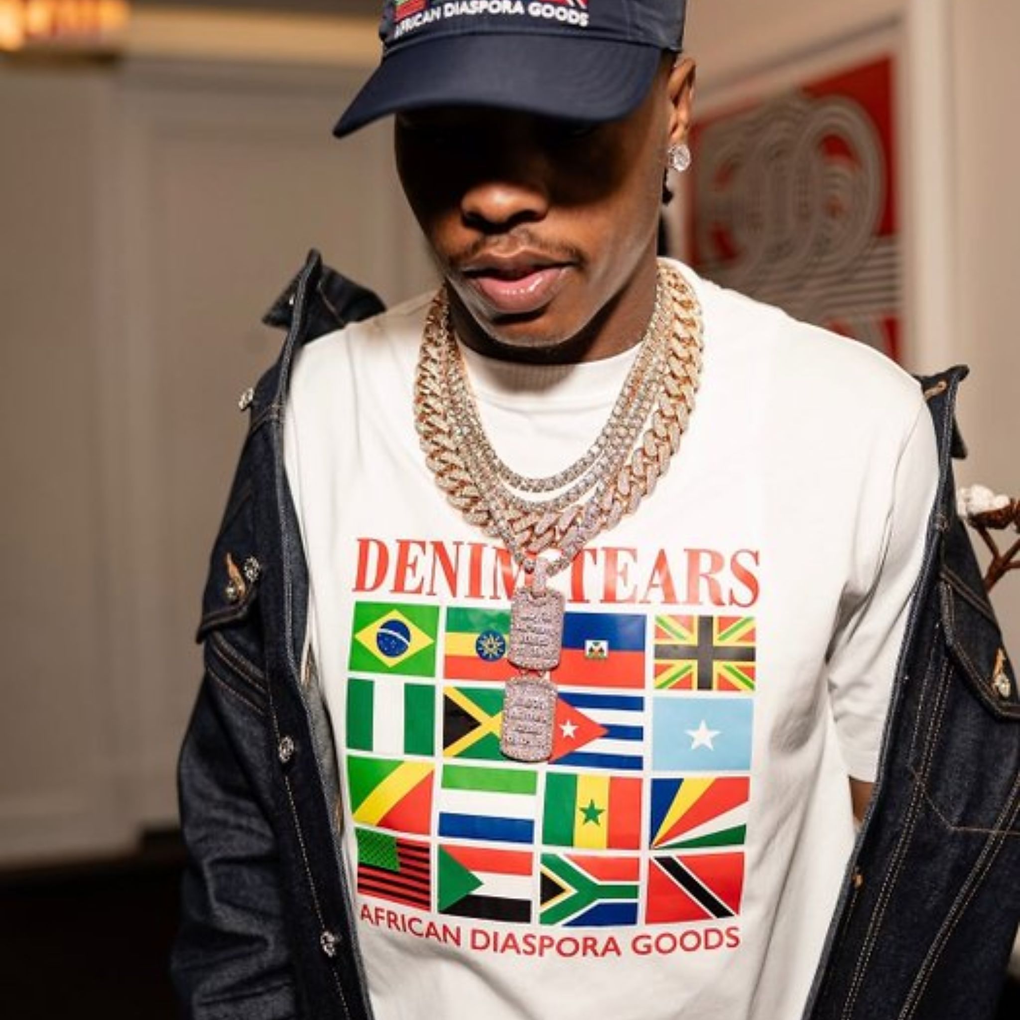 Lil Baby Denim Tears African Diaspora Goods Shirt Lil Baby Denim Tears African Diaspora Goods Shirt