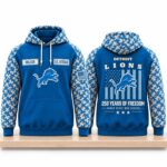 Lions 250 Years Of Freedom Honor Those Who Served Veteran 2026 Hoodie
