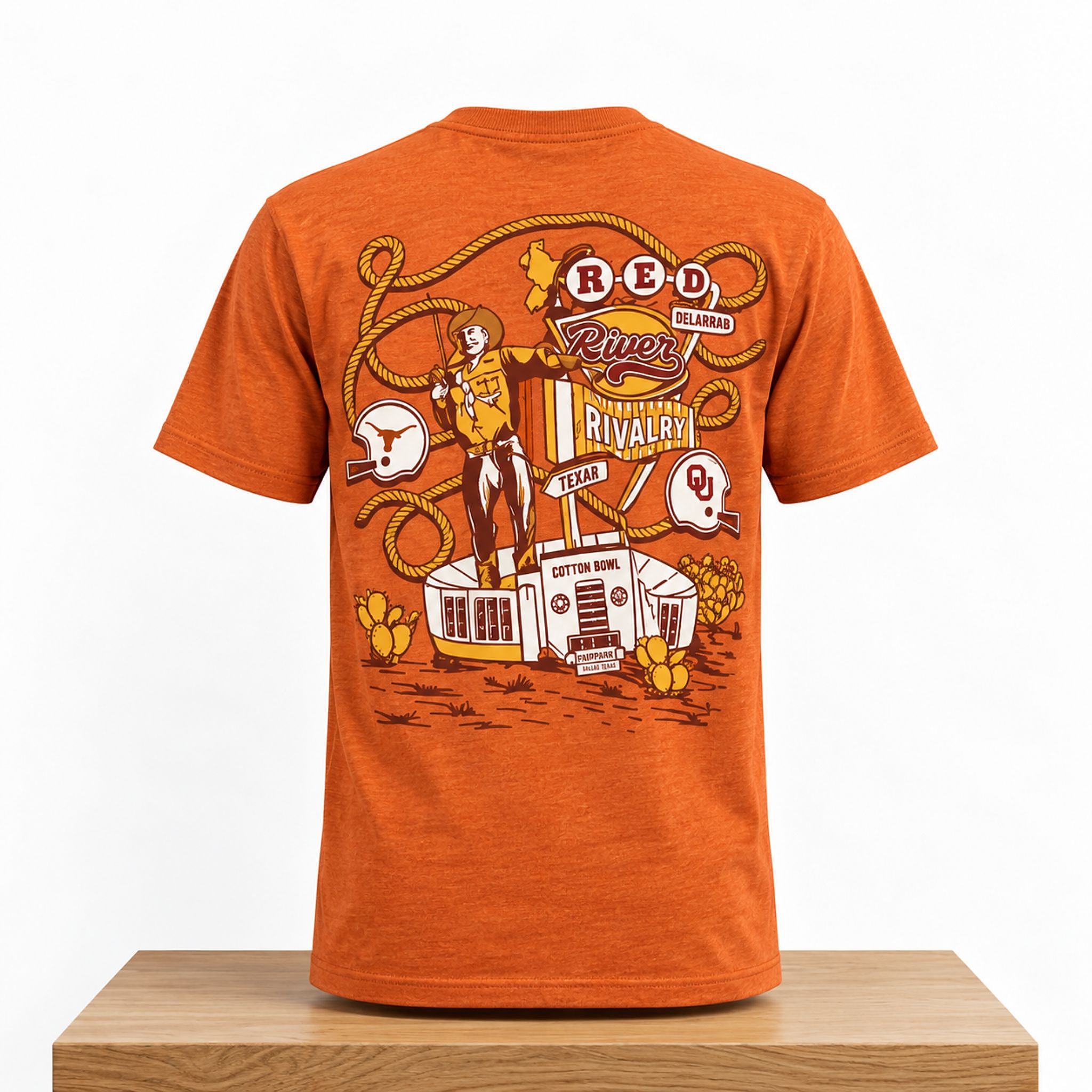 Longhorns Vs Oklahoma 2026 Red River Shirt 1 Longhorns Vs Oklahoma 2026 Red River Shirt 2