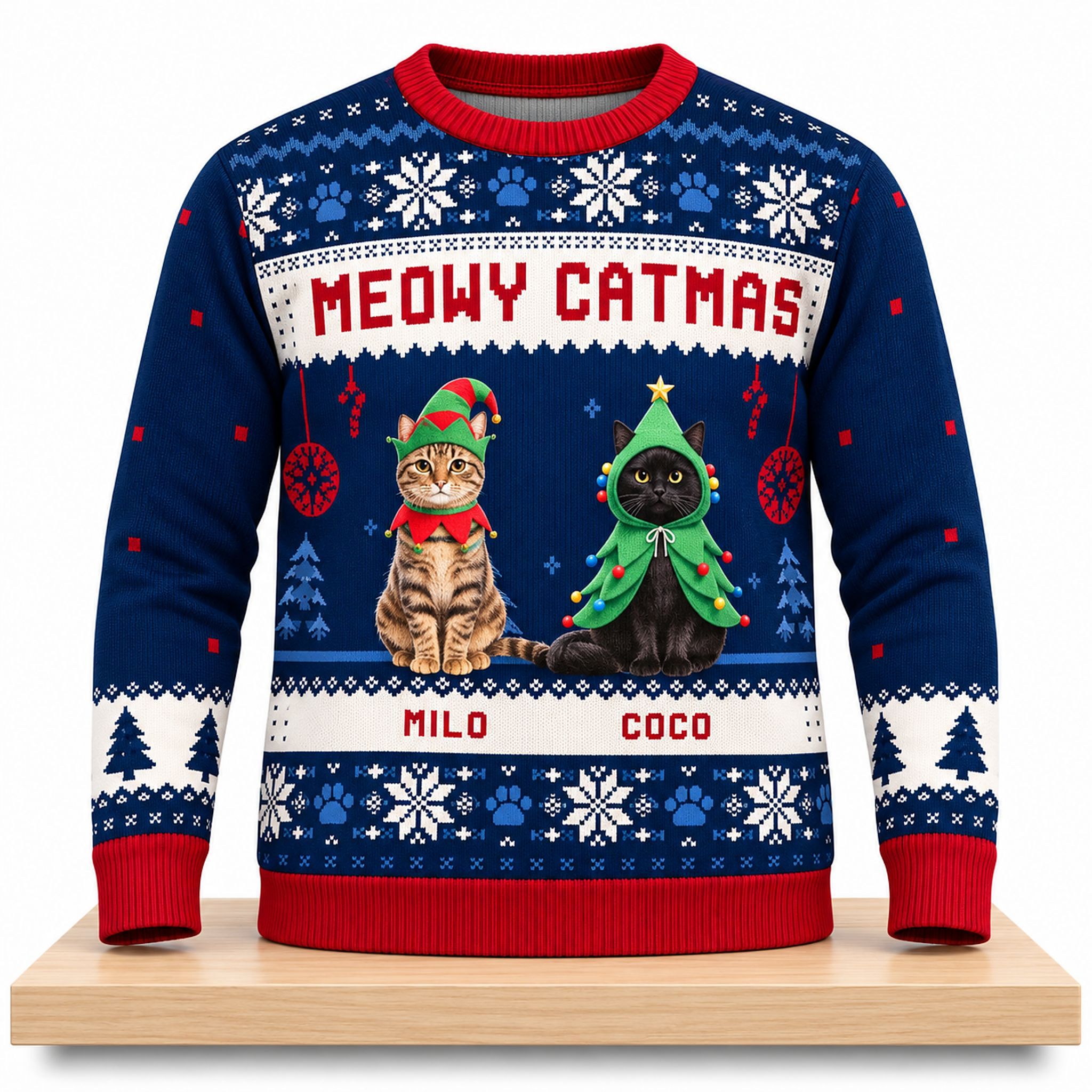 Meowy Catmas Christmas 2026 Ugly Sweater 1 Meowy Catmas Christmas 2026 Ugly Sweater 2