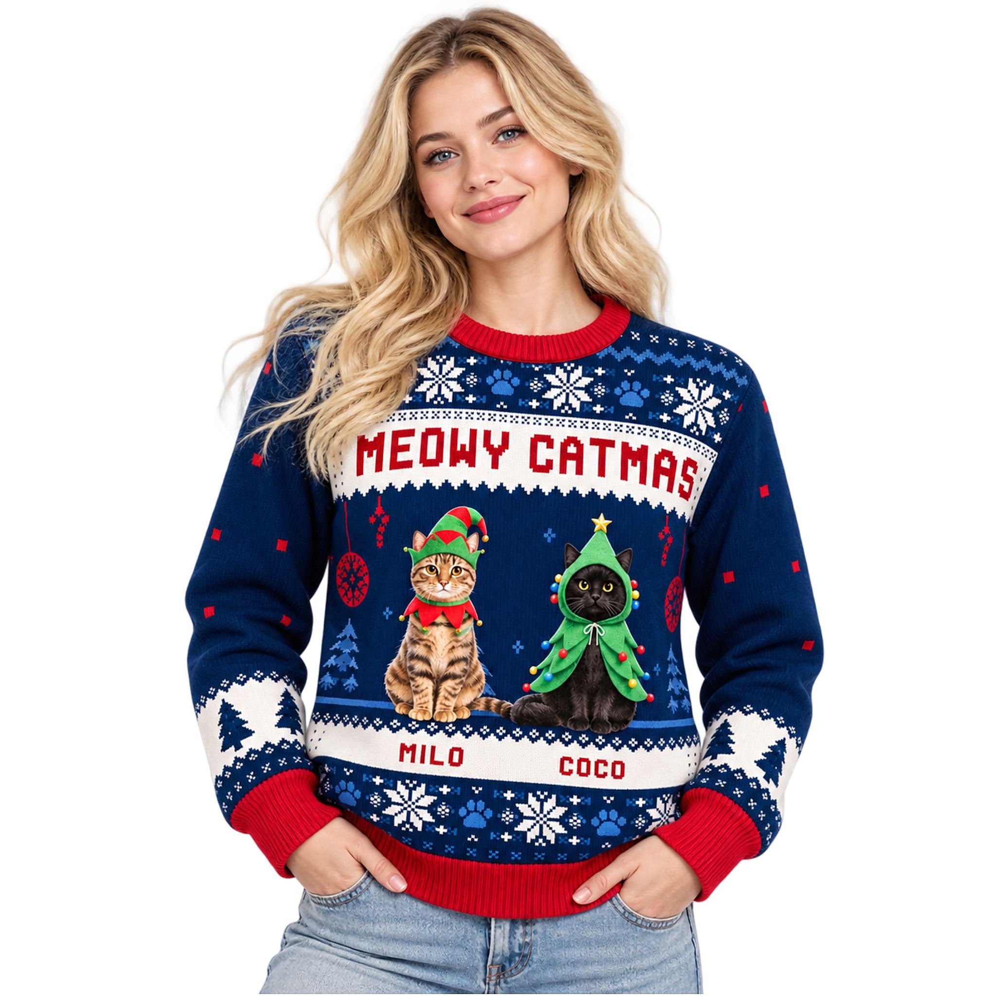 Meowy Catmas Christmas 2026 Ugly Sweater Meowy Catmas Christmas 2026 Ugly Sweater