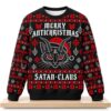 Merry Antichristmas Satan Claus 2026 Ugly Sweater 2